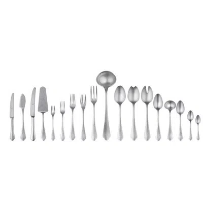 Mepra Dolce Vita Flatware Set With H/h Knives - 151 Pieces - Stainless Steel In Pewter