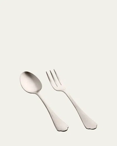 Mepra Dolce Vita Mirror Oro 2-piece Hostess Set In Champagne