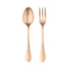 Mepra Dolce Vita Pewter Bronze Serving Set In Gold