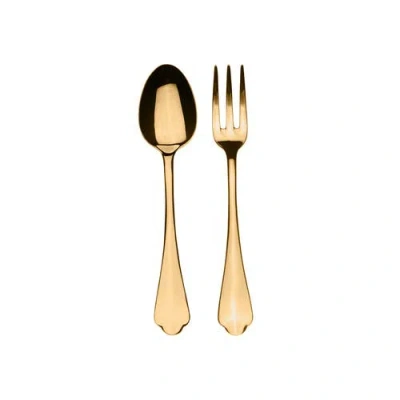 Mepra Dolce Vita Serving Set In Gold