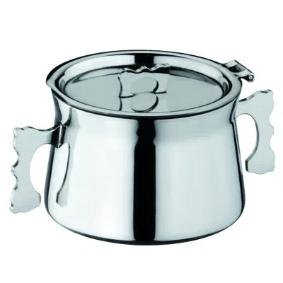 Mepra Dolce Vita Sugar Bowl 6 oz - 6 Pieces - Stainless Steel In Silver