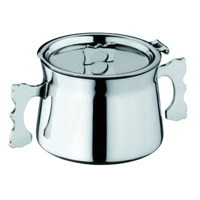 Mepra Dolce Vita Sugar Bowl 6 oz - 6 Pieces - Stainless Steel In Silver