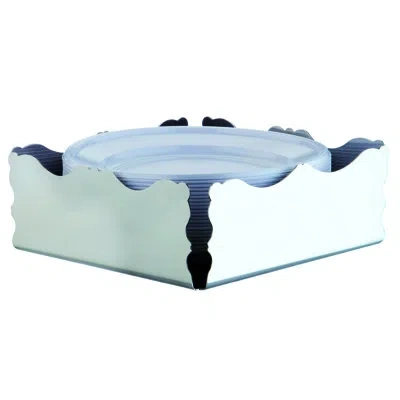 Mepra Dolce Vita Yes Plate Holder In Silver