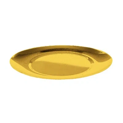 Mepra Due 18/10 Stainless Steel Tray In Ice Gold