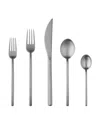 Mepra Duo Ice Flatware 5-piece Place Setting In Gray