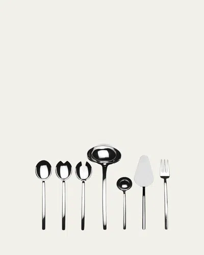 Mepra Due 7-piece Full Serving Set In Metallic