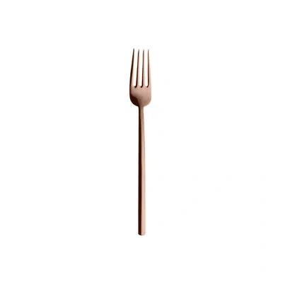 Mepra Due Dessert Fork - 12 Pieces In Bronzo