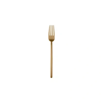 Mepra Due Dessert Fork - 48 Pieces In Ice Oro