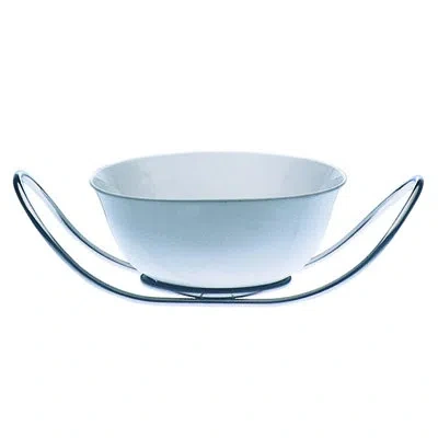 Mepra Due Fine China, 18/10 Stainless Steel Salad Bowl In Silver,china