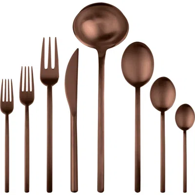 Mepra Due Flatware Set In Brown