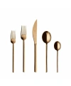 Mepra Due Flatware Set, 20 Pieces In Bronze