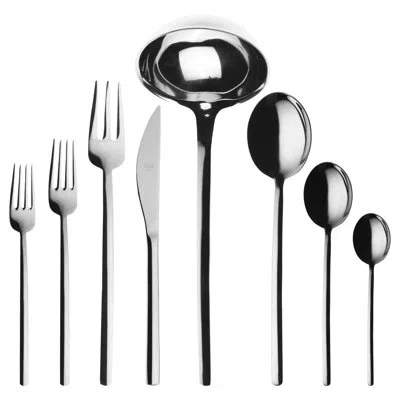 Mepra Due Flatware Set - 43 Pieces - Champagne In Stainless Steel