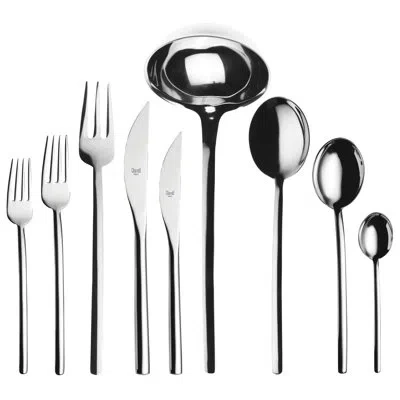 Mepra Due Flatware Set - 75 Pieces - Stainless Steel In Silver