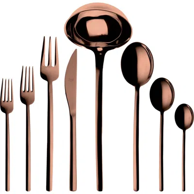 Mepra Due Flatware Set In Brown
