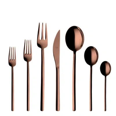Mepra Due Flatware Set In Brown