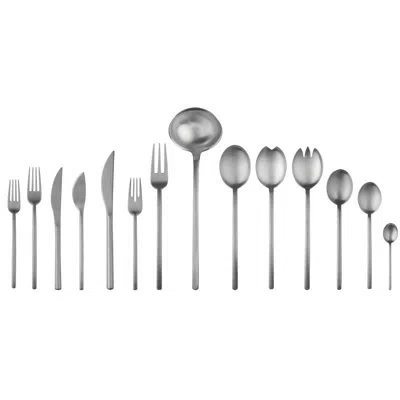 Mepra Due Flatware Set (configuration P) - 113 Pieces - Stainless Steel In Ice