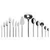 Mepra Due Flatware Set (configuration S) - 113 Pieces - Bronze In Silver