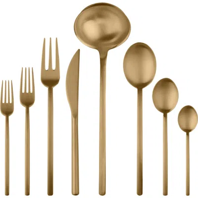 Mepra Due Flatware Set In Gold