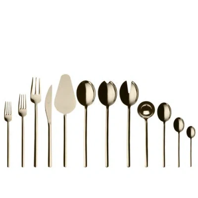 Mepra Due Flatware Set In Gold