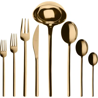 Mepra Due Flatware Set In Gold