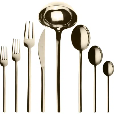 Mepra Due Flatware Set In Gold