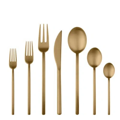 Mepra Due Flatware Set In Gold