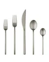 Mepra Due Ice Champagne 5-piece Flatware Set In Metallic