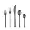 Mepra Due Ice Oro 5-piece Place Setting In Ice Black Gold