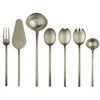 Mepra Due Ice Oro Nero Champagne 7 Piece Setting In Ice Champagne