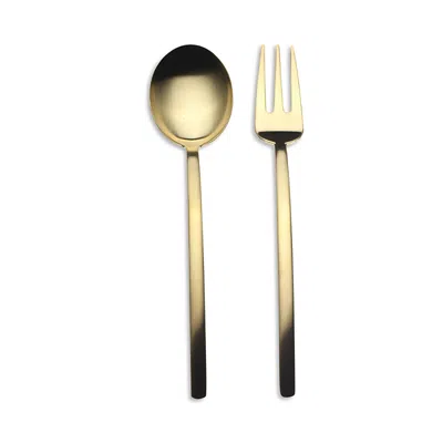 MEPRA DUE ICE ORO SERVING SET