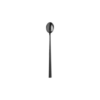 Mepra Due Ice Tea Spoon - 48 Pieces In Oro-nero