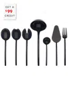 Mepra Due Oro Nero 7-piece Full Serving Set
