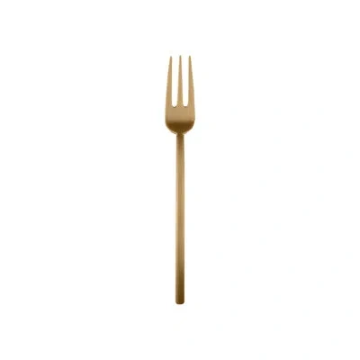 Mepra Due Serving Fork In Ice Oro