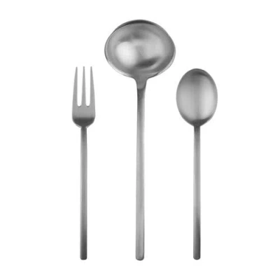 Mepra Due Serving Set In Silver