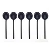 Mepra Due Spoons Set In Black Gold