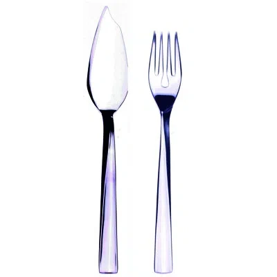 Mepra Elica Flatware Fish Set - 24 Pieces - Stainless Steel