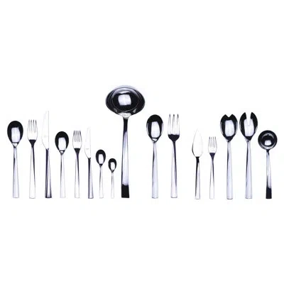 Mepra Elica Flatware Set - 126 Pieces - Stainless Steel