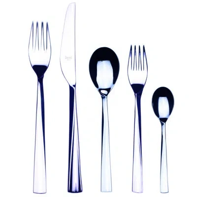 Mepra Elica Flatware Set - 5 Pieces - Stainless Steel