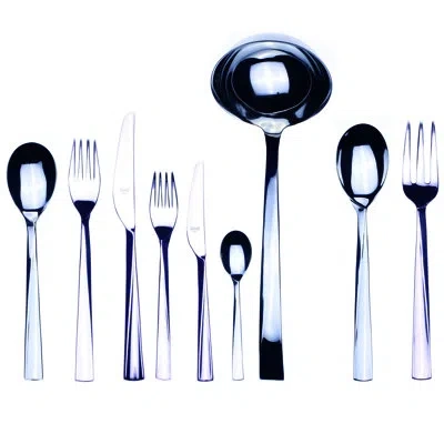 Mepra Elica Flatware Set - 75 Pieces - Stainless Steel