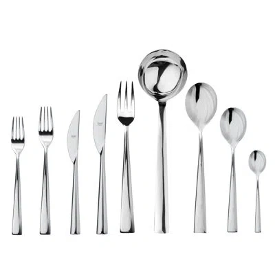 Mepra Energia Flatware Set - 39 Pieces - Stainless Steel