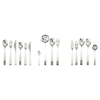 Mepra Energia Flatware Set (configuration P) - 113 Pieces - Stainless Steel