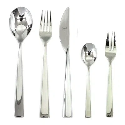 Mepra Energia Flatware Set With Cake Forks - 30 Pieces - Stainless Steel