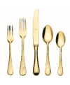 Mepra Epoque Oro 20-piece Flatware Set In Gold-tone