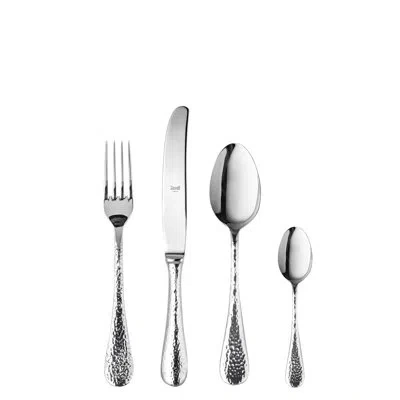 Mepra Epoque Flatware Set - 24 Pieces - Stainless Steel In Silver