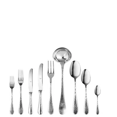 Mepra Epoque Flatware Set - 75 Pieces - Stainless Steel In Silver