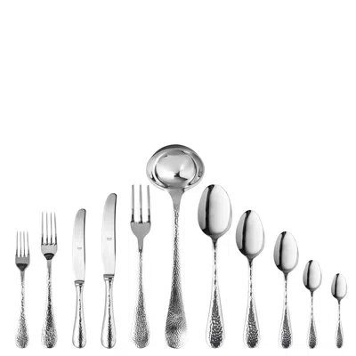 Mepra Epoque Flatware Set - 99 Pieces - Stainless Steel In Silver