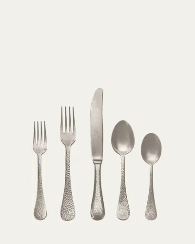 Mepra Epoque Pewter 5-piece Flatware Set In Champagne