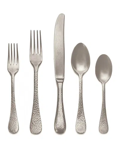 Mepra Epoque Pewter 5-piece Flatware Set In Champagne