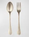 Mepra Epoque Pewter Bronzo Serving Set In Pewter Champagne