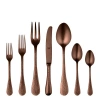 Mepra Epoque Pewter Flatware Set In Brown